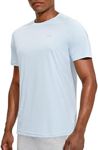 Men's quick dry gym tee, 1-pack sky blue