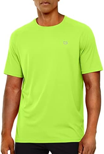 Men's quick dry gym tee, 1-pack yellow