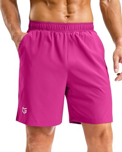 Men's running shorts, three inseams, rose