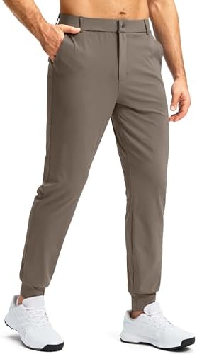 Men's stretch golf joggers, slim fit, nomad