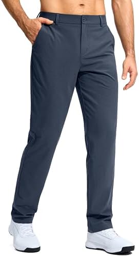 Men's stretch golf pants, three inseams, navy