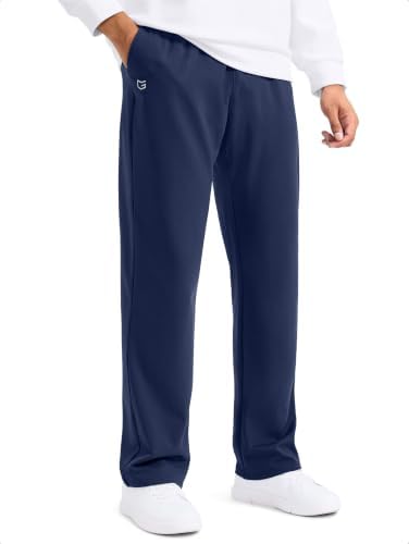 Men's tall fleece-lined winter pants, navy