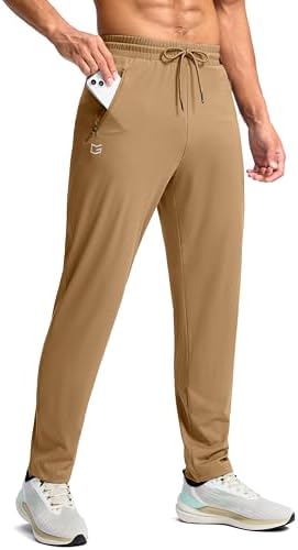 Men's tall sweatpants, four inseams, khaki