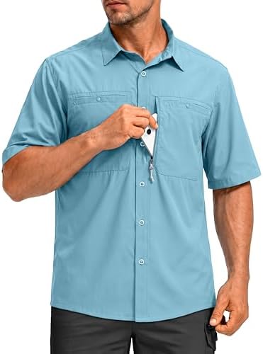 Men's UPF 50+ fishing shirt, capri