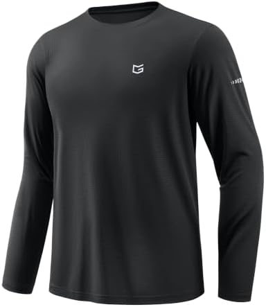 Men's UPF 50+ grid rash guard, iron grey