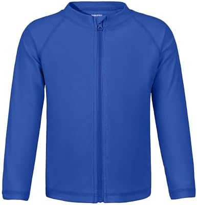 Toddler boys' UPF 50+ swim shirt, navy blue