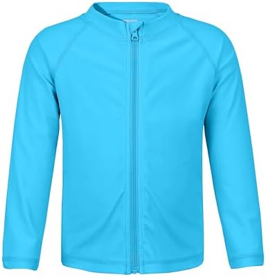 Toddler boys' UPF 50+ swim shirt, sky blue