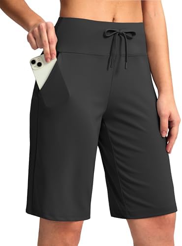 Women's 11" bermuda shorts, dark grey