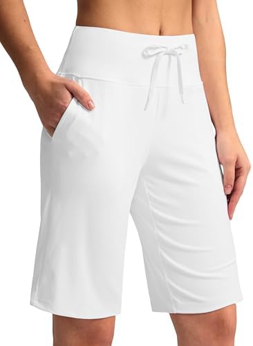 Women's 11" bermuda shorts, white
