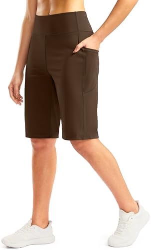 Women's 12" knee-length bermuda shorts, espresso