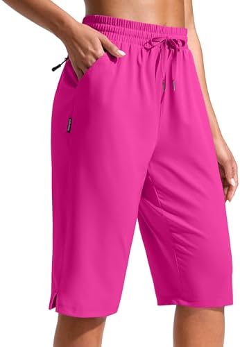 Women's 13" hiking shorts, three pockets, rose