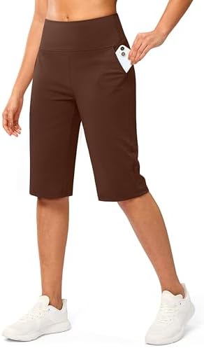 Women's 14" knee-length shorts, espresso
