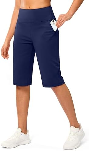 Women's 14" knee-length shorts, navy
