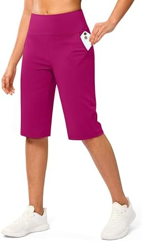 Women's 14" knee-length shorts, rose