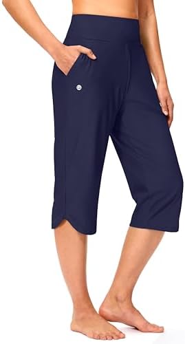 Women's 18" swim capri pants, navy