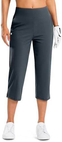 Women's 20" golf capris, four pockets, deep grey