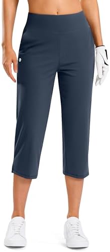 Women's 20" golf capris, four pockets, navy
