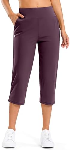 Women's 20" golf capris, four pockets, wine