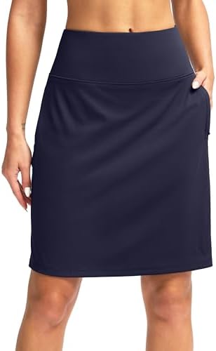 Women's 20" knee-length skort, navy