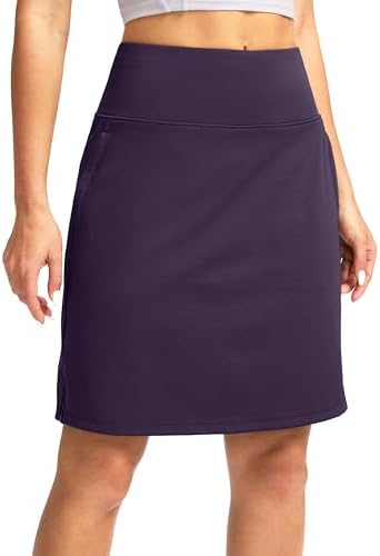 Women's 20" knee-length skort, purple