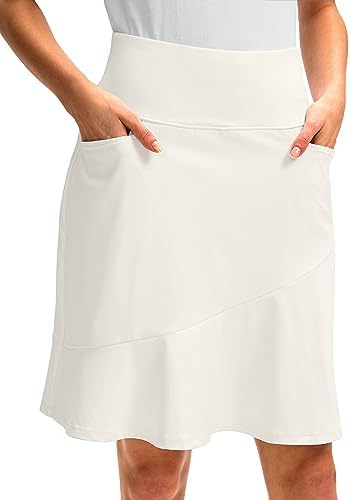Women's 20" skort, five pockets, bone