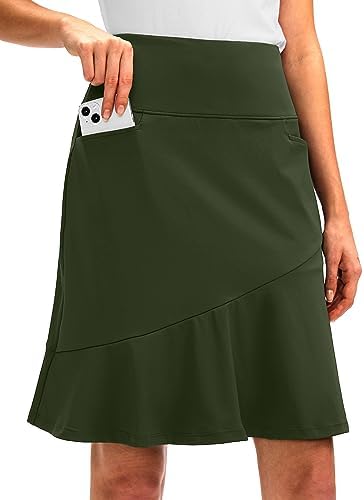 Women's 20" skort, five pockets, olive