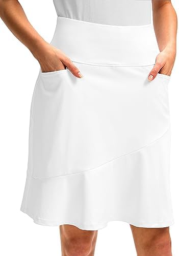 Women's 20" skort, five pockets, white