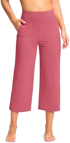 Women's 21" capri yoga pants, berry rose