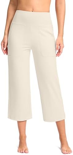 Women's 21" capri yoga pants, creamy