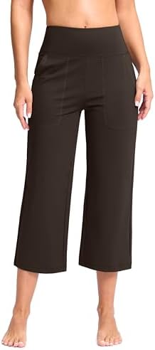 Women's 21" capri yoga pants, fudge coffee