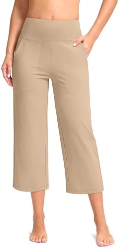 Women's 21" capri yoga pants, khaki