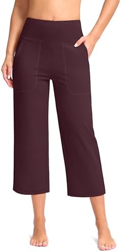 Women's 21" capri yoga pants, wine