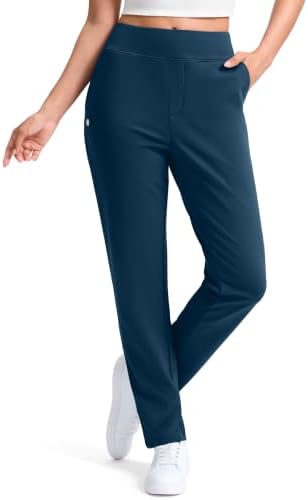 Women's 29" fleece-lined work pants, dark indigo