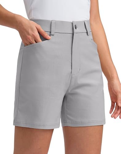 Women's 5" golf shorts, sleet