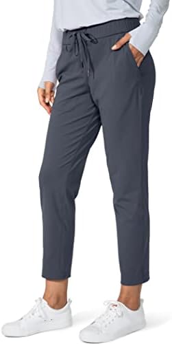 Women's 7/8 golf sweatpants, dark grey