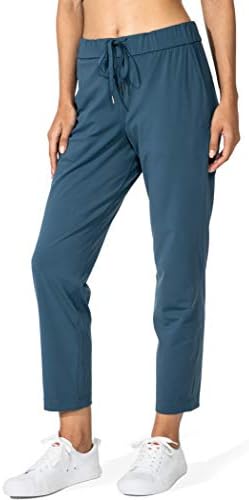 Women's 7/8 golf sweatpants, indigo blue