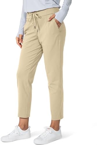Women's 7/8 golf sweatpants, khaki