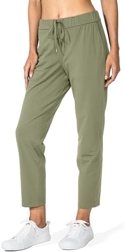 Women's 7/8 golf sweatpants, matcha green