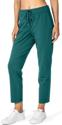Women's 7/8 golf sweatpants, teal