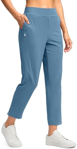 Women's 7/8 travel golf pants, indigo