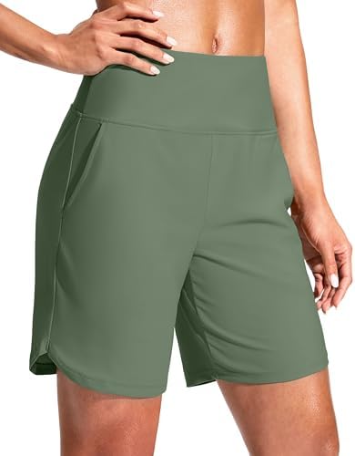 Women's 7" quick dry swim shorts, sage