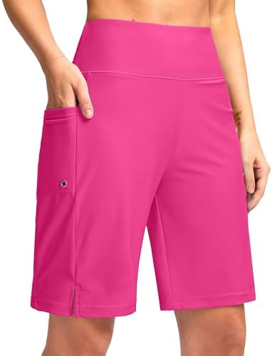Women's 9" swim board shorts, rosy