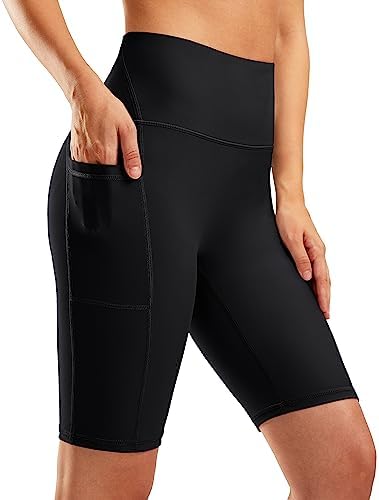 Women's 9" swim shorts with liner, black