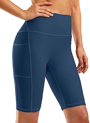 Women's 9" swim shorts with liner, deep blue