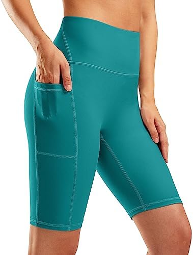 Women's 9" swim shorts with liner, lake blue