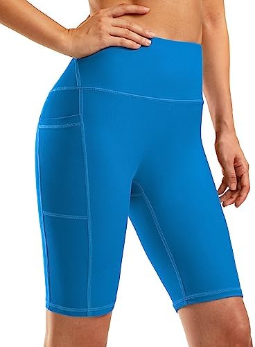 Women's 9" swim shorts with liner, vivid blue