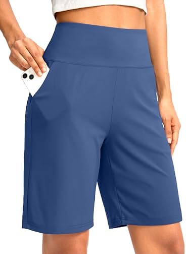 Women's bermuda shorts, three inseams, blue