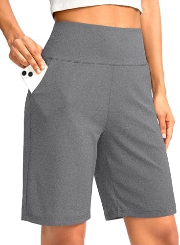 Women's bermuda shorts, three inseams, charcoal