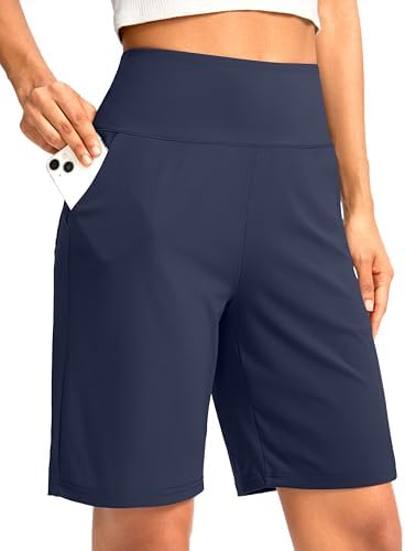 Women's bermuda shorts, three inseams, navy