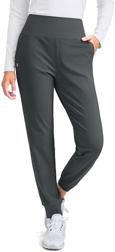 Women's fleece-lined joggers, dark grey